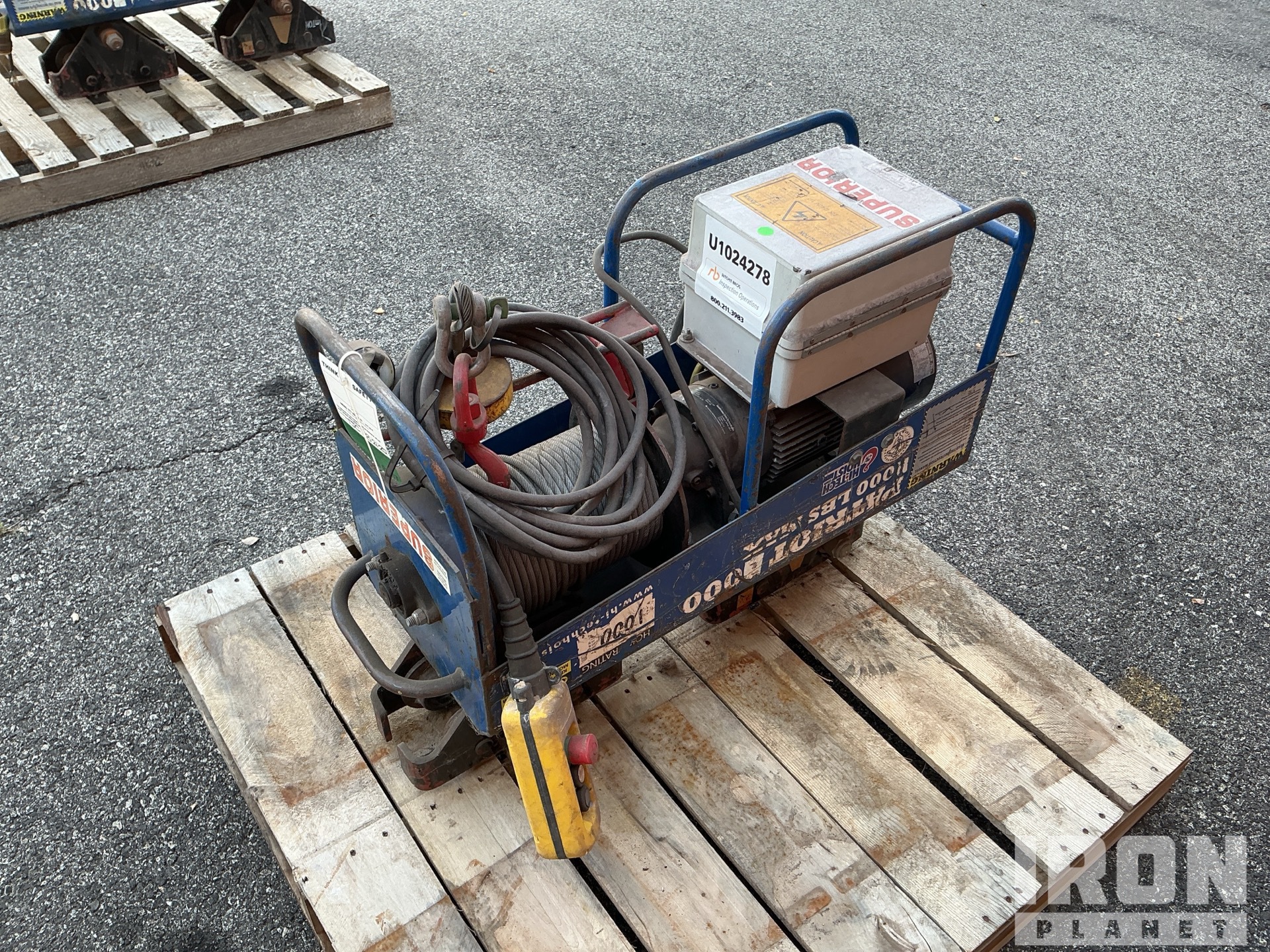 2014 Hi-Tech Patriot 2000S Electric 230V I-Beam Trolley - Cable Material Hoist