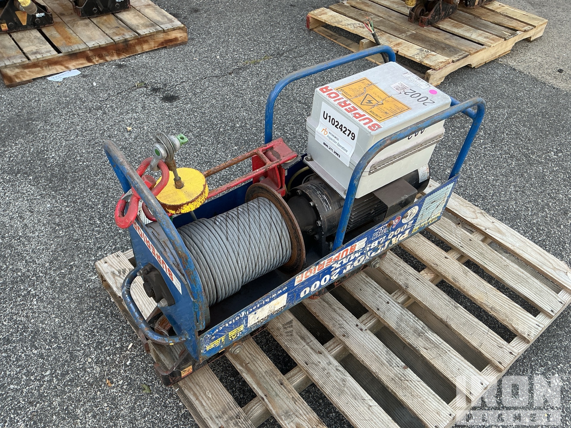 2014 Hi-Tech Patriot 2000S Electric 230V I-Beam Trolley - Cable Material Hoist
