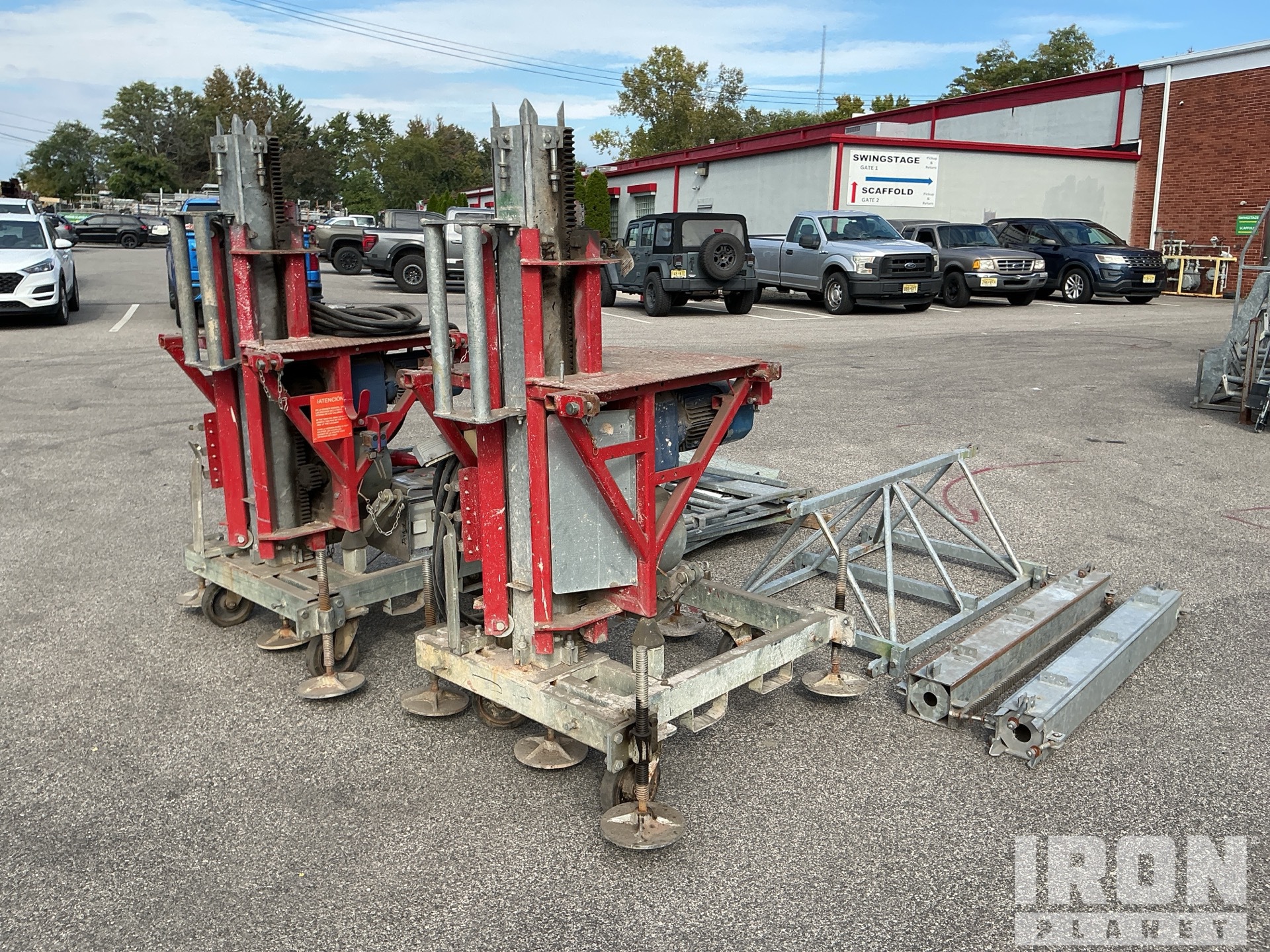 Quantity of (2) 2007 ASClimber MC-10 Electric Mast Climber