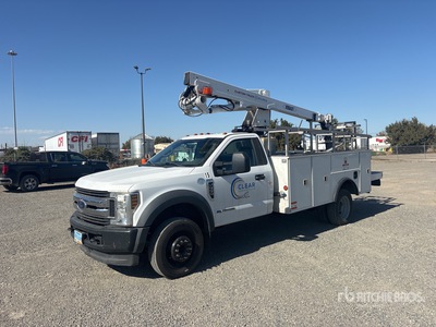 2018 Versalift STP36NE 36 ft on 2018 Ford F-550 4x2 Cable Placer Podnośnik Koszowy