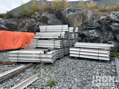 Quantity of (30) 8 Ft Aluminum Beams