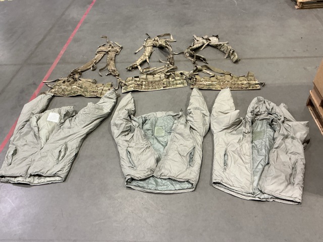 (59) Tactical Assault Panels, (32) Frame Shoulder Straps & Assorted Items (59) Tactical Assault Panels, (32) Frame Shoulder Straps & Assorted Items