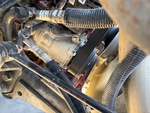 Engine with A/C Compressor
