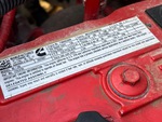 Engine with Emission Label
