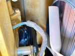 Engine with A/C Compressor