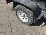 Trailer Chassis with Right Rear Tire