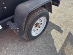 Trailer Chassis with Left Rear Tire