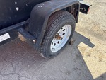 Trailer Chassis with Left Rear Tire