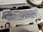 Engine with Emission Label