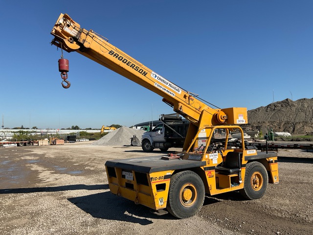 2000 Broderson IC-80-3F 17000 lb 4x2 Carry Deck Crane 2000 Broderson IC-80-3F 17000 lb 4x2 Carry Deck Crane
