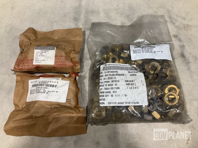 (1,455) Rowell 88-22336-2 Hexagon Plain Nuts