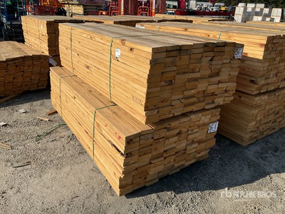 Quantity of (256) (2 Lifts Total) 2x6x8 SYP #3 Kiln Dried-Heat Treated S4S Tarcica (Unused)