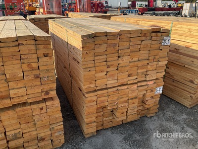 Quantity of (256) (2 Lifts Total) 2x6x8 SYP #3 Kiln Dried-Heat Treated S4S Tarcica (Unused)