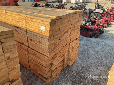 Quantity of (256) (2 Lifts Total) 2x6x8 SYP #3 Kiln Dried-Heat Treated S4S Tarcica (Unused)