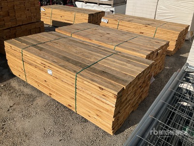 Quantity of (256) (2 Lifts Total) 2x6x8 SYP #3 Kiln Dried-Heat Treated S4S Tarcica (Unused)