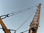 Crane Superstructure with Pendant Line (Boom Tension Line)