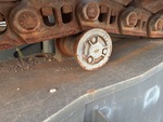 Undercarriage with Right Carrier Rollers