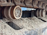 Undercarriage with Left Carrier Rollers