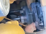 Engine with A/C Compressor