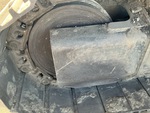Undercarriage with Left Track Tensioner