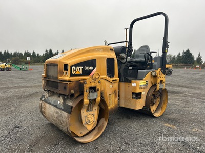 2014 Cat CB-34B Dubbele trommelwals