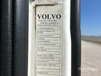 2017 Volvo VNL S/A Day Cab Truck Tractor