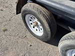 Trailer Chassis with Right Rear Tire