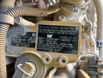 Engine with Emission Label