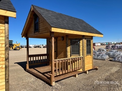 10 Ft x 7.5 Ft Skid-Mounted Maison de jeux