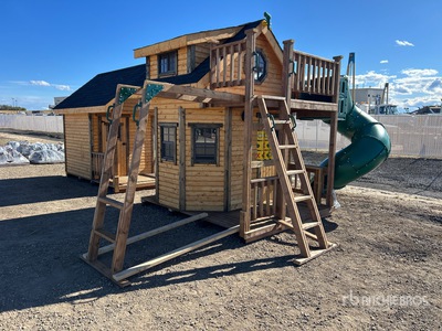 7.5 ft x 9.5 ft Skid-Mounted Maison de jeux