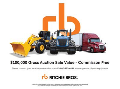 Ritchie Bros. Commission Credit Coupon Attrezzatura agricola varia