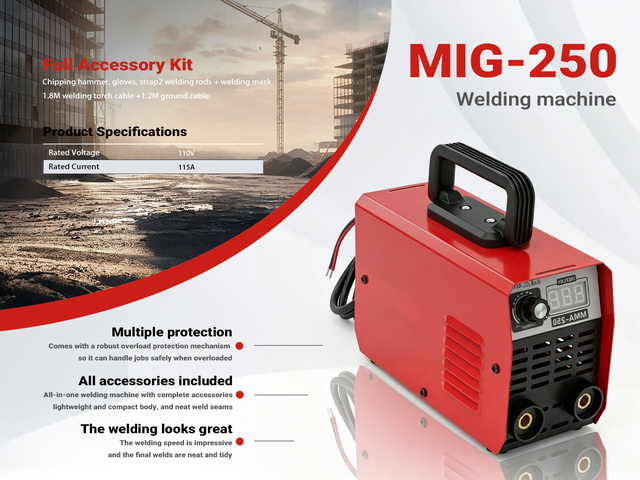 2026 MIG-250 115 A MIG Electric Welder (Unused) 2026 MIG-250 115 A MIG Electric Welder (Unused)