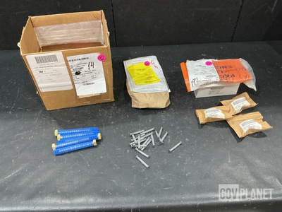(341) Tube Plugs, (14) Hexagon Screws, (47) Bolts & Assorted Items