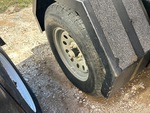 Trailer Chassis with Right Front Tire