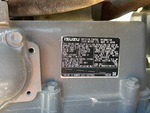 Engine with Emission Label