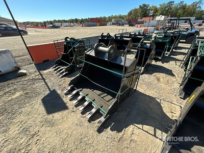 Trojan 200CL 54 in Digging Benna per escavatore - Fits 80mm Cat 320/321/323, Hyundai R210, Komatsu PC200/220, Deere 160/200/225, Kobelco SK210, Case 210/225, Doosan DX225
