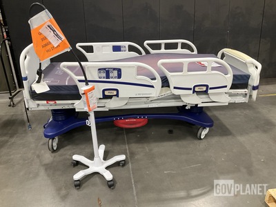 (1) Stryker Hospital Bed & (1) Welch Allyn GS Exam Light IV