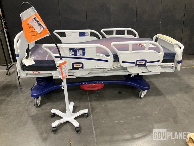 (1) Stryker Hospital Bed & (1) Welch Allyn GS Exam Light IV