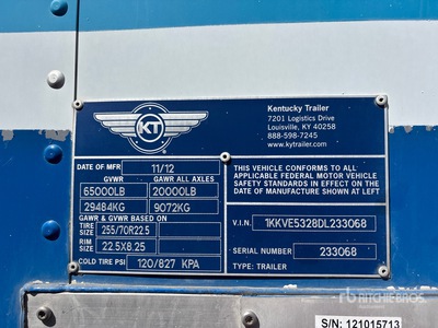 2013 Kentucky 53 ft バントレーラー