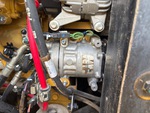 Motor with A/C Compressor