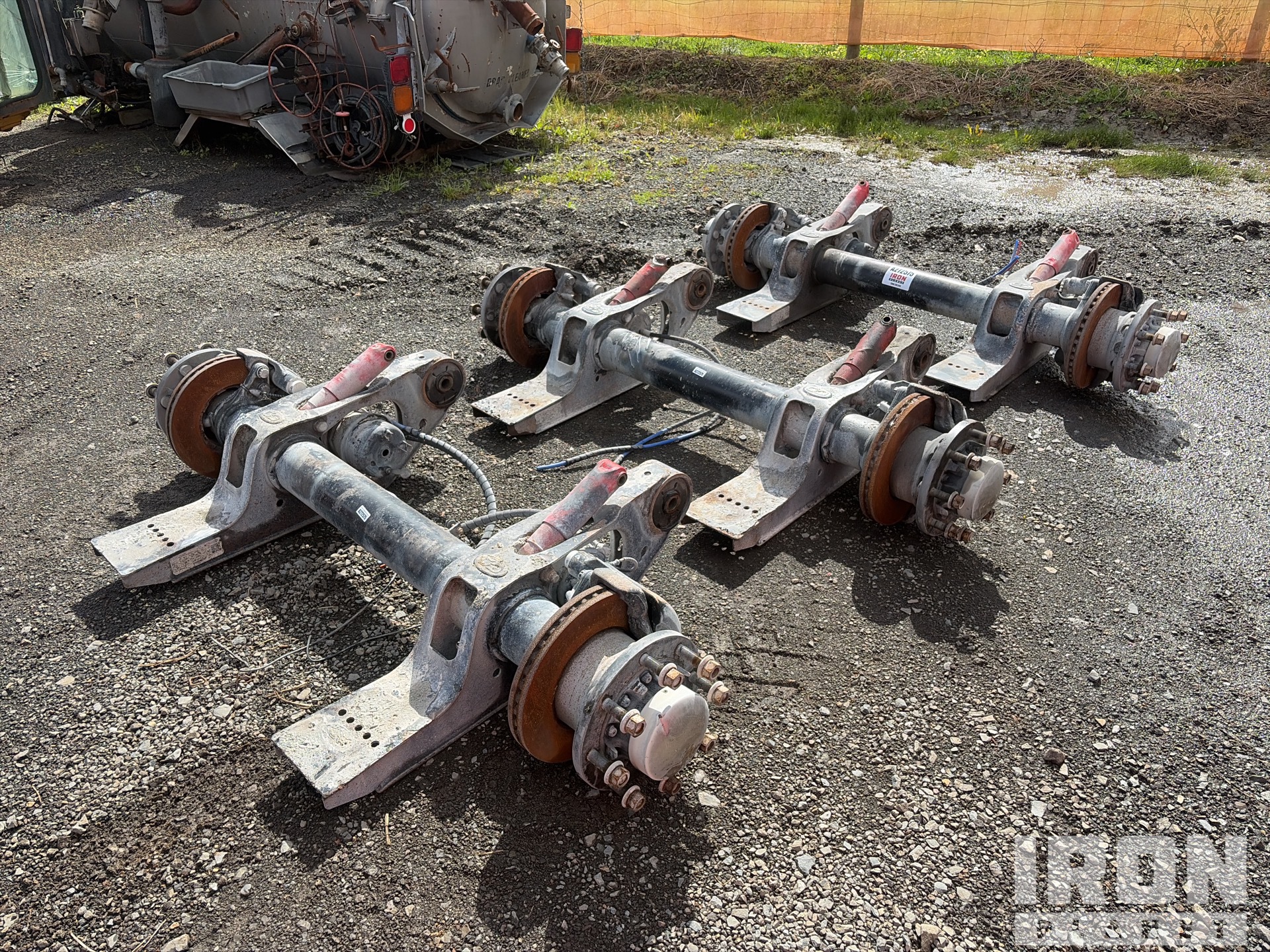 Quantity of (3) SAF Holland 2100 mm x Heavy Axle W/ Disc Breaks