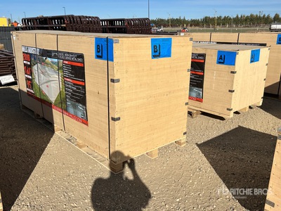 2026 HIlls Industrial 365613 x 13 ft Double Garage Metal Stalla (Unused)