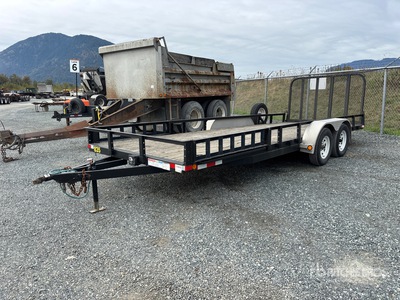 2018 PJ 20 ft T/A Equipment Trailer