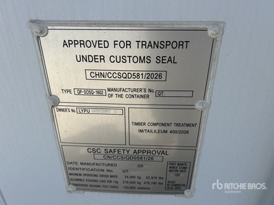 40 ft High Cube Double-Ended Storage Container