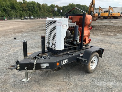2020 Multiquip MQ600HTP Tow Behind Trailer-Mounted Pompa wodna