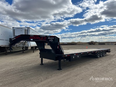2024 Double A GHB218-32 32 ft Tri/A Gooseneck Rimorchio per attrezzatura