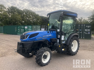 2025 New Holland T4.80N Blue Cab 4 4WD Tractor (Unused)