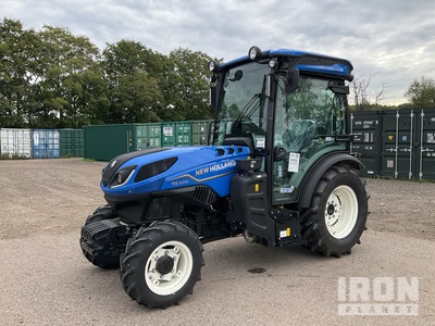 2025 New Holland T4.100N Blue Cab 4 4WD Tractor (Unused)