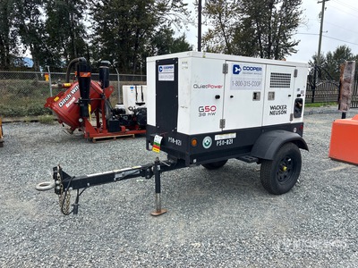 2022 Wacker Neuson G50 38 kW Mobile Generatore