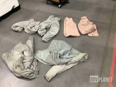 (58) Flyer's Coveralls, (16) Parkas, (16) Trousers & Assorted Items
